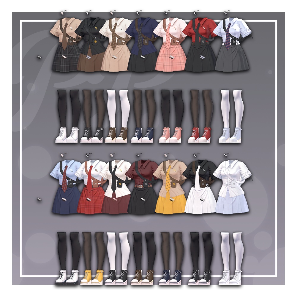 【9アバター対応】 Pure Preppy