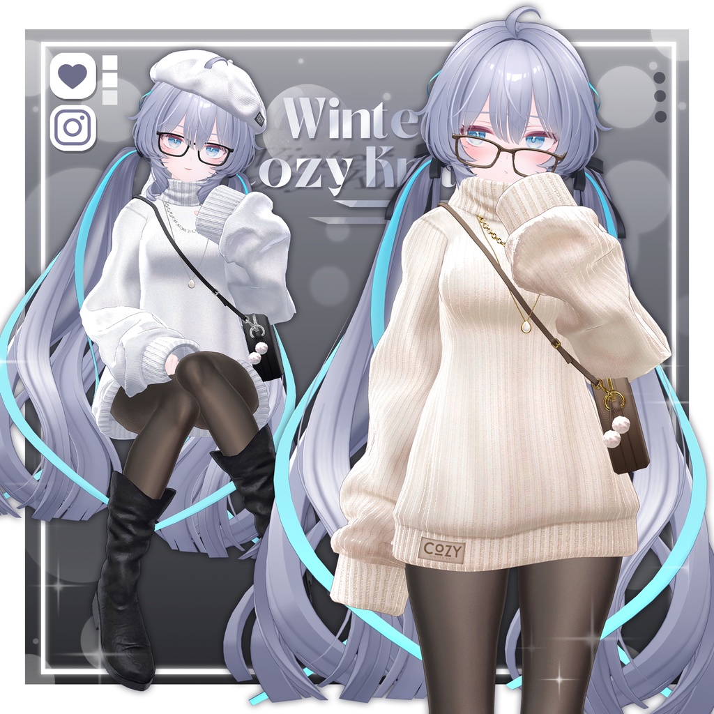 【8アバター対応】  Winter cozy knit ⛄ラムネ追加対応記念セール⛄