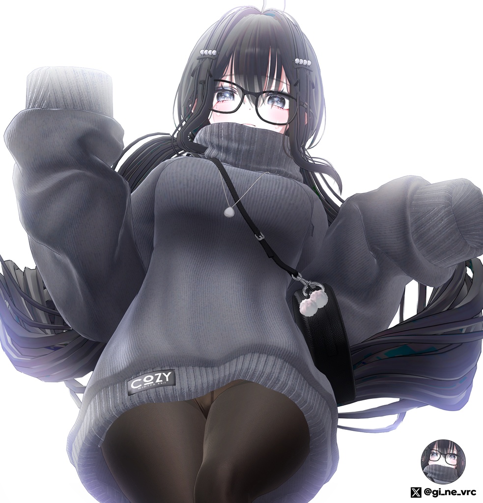 【7アバター対応】 Winter cozy knit