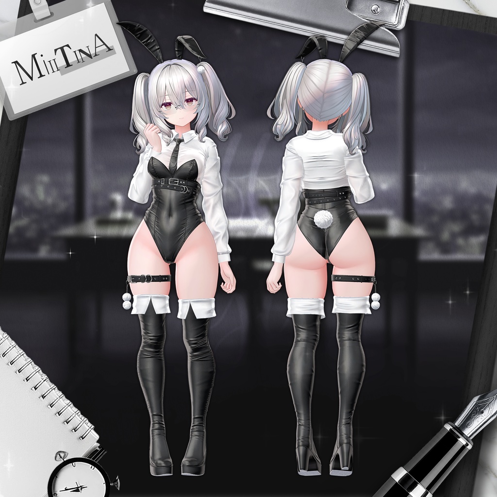 【8アバター対応】 NEW Office bunny girl