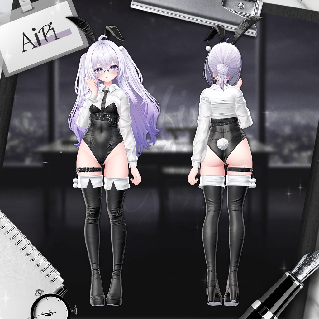 【8アバター対応】 NEW Office bunny girl