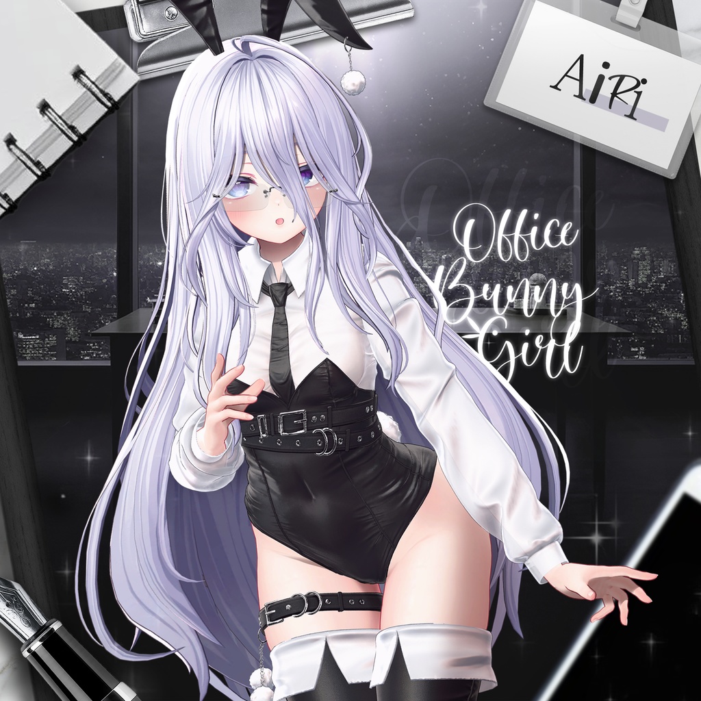 【8アバター対応】 NEW Office bunny girl