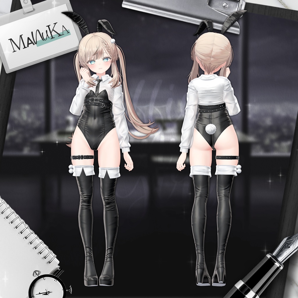 【8アバター対応】 NEW Office bunny girl