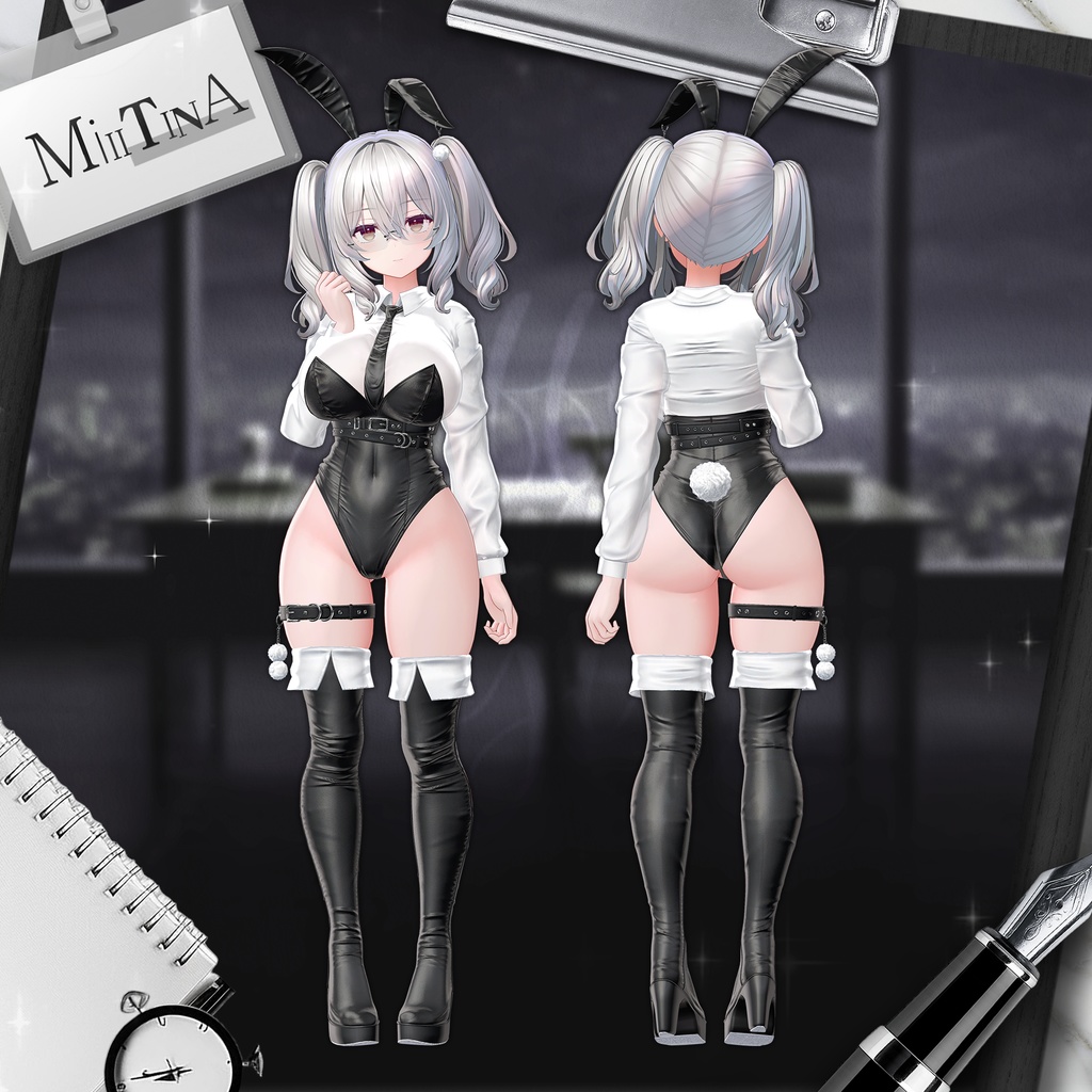 【8アバター対応】 NEW Office bunny girl