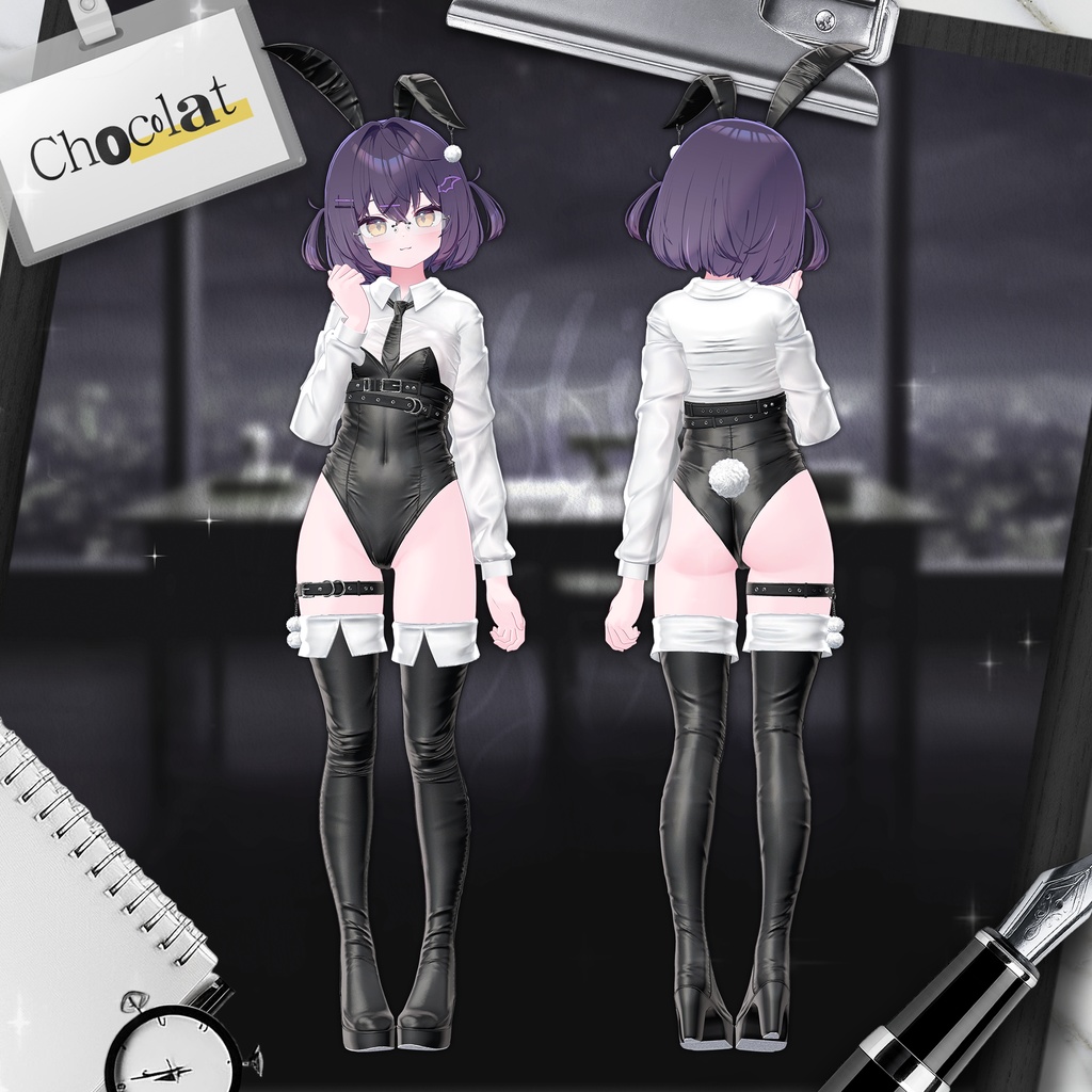 【8アバター対応】 NEW Office bunny girl