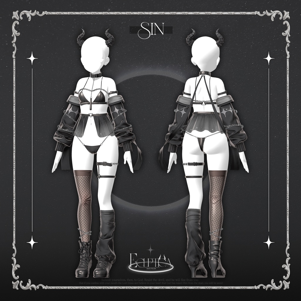 【9アバター対応】 🖤セール中🤍 Ecliptica