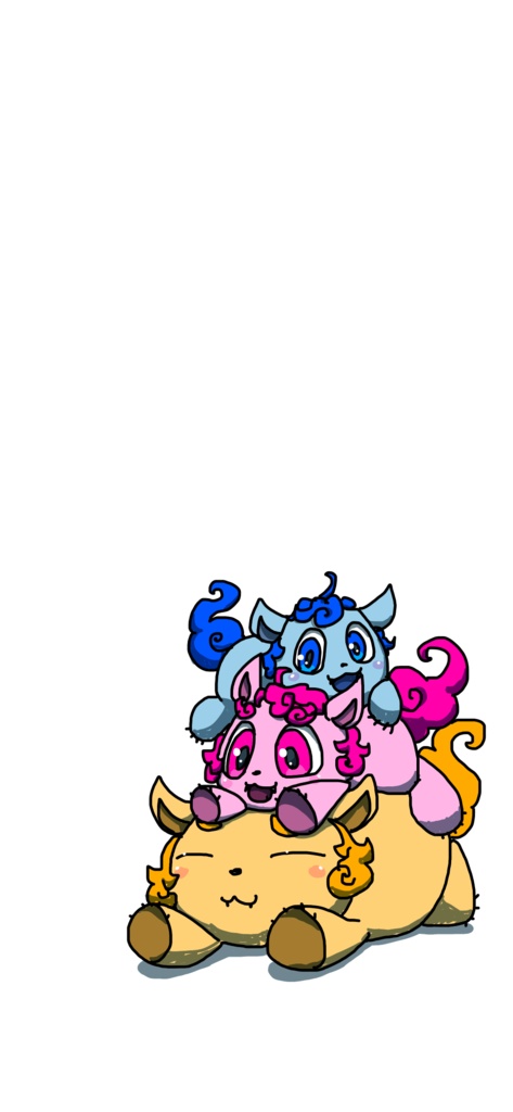 つむつむシーサー クリア