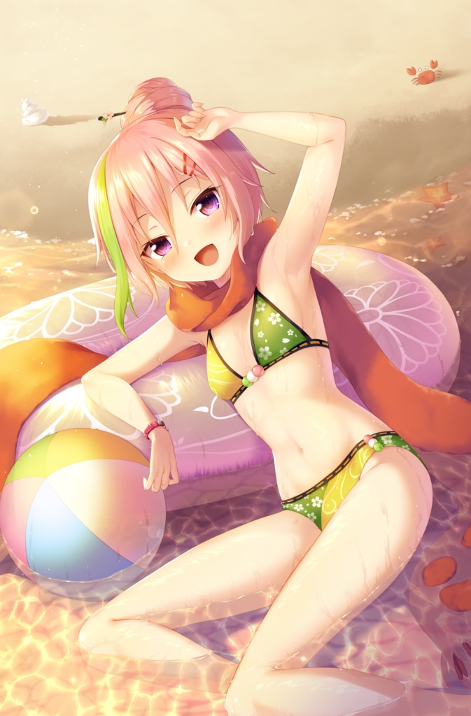 VTuber 桜望まほ 水着B2タペストリーVer.2