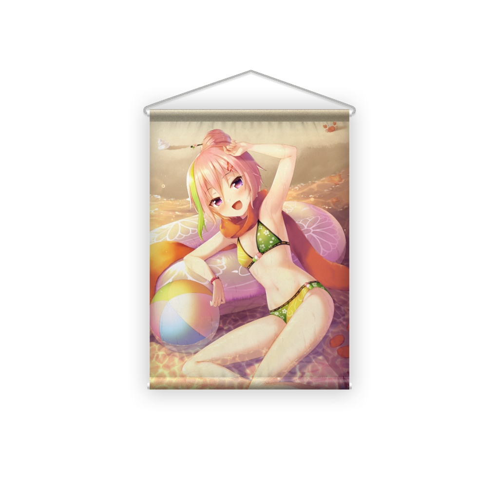 VTuber 桜望まほ 水着B2タペストリーVer.2