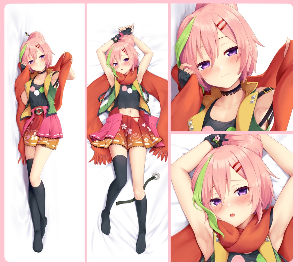 VTuber 桜望まほ 抱き枕カバー