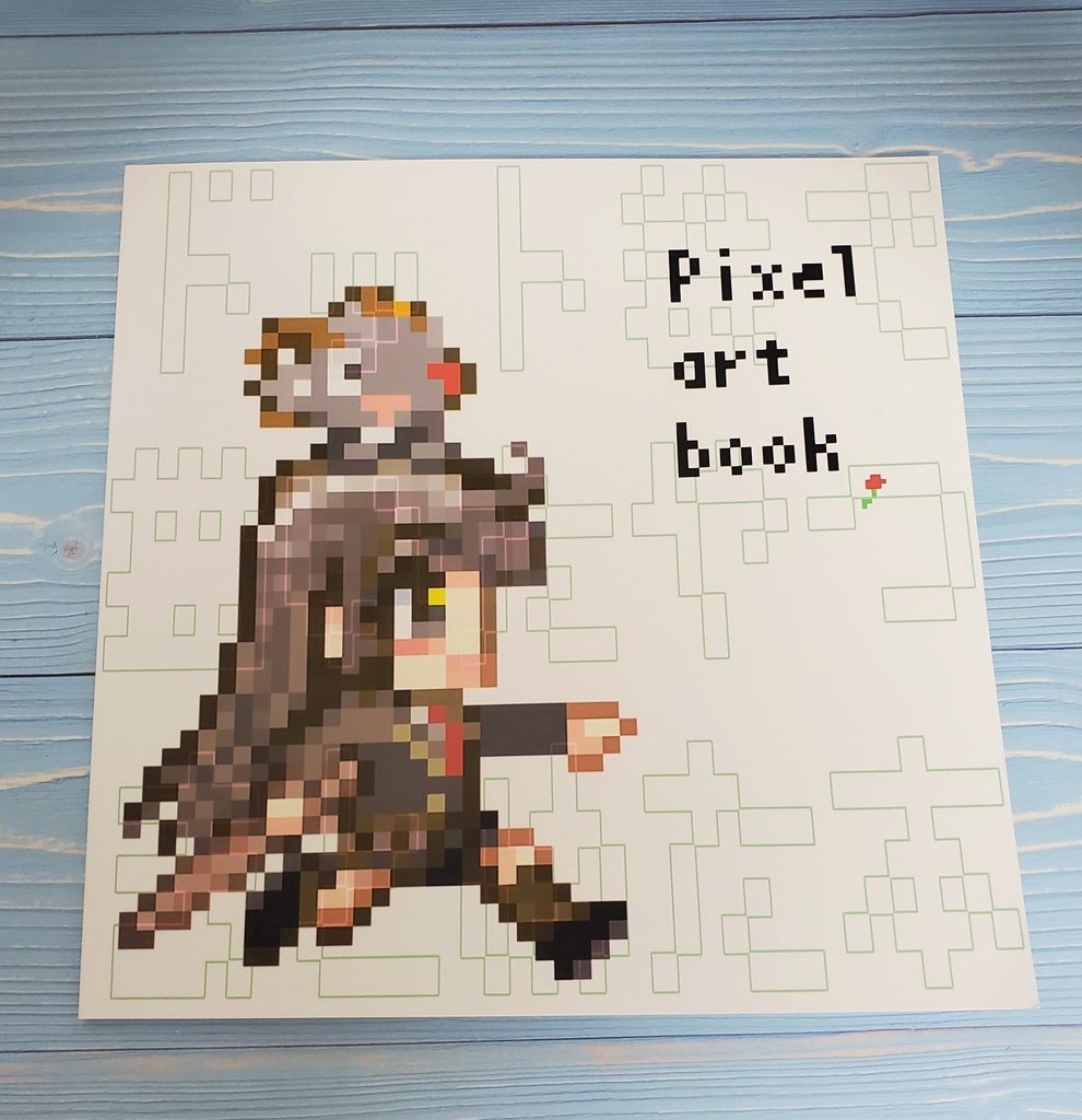 pixel art bookドット絵で描いたやつまとめた本
