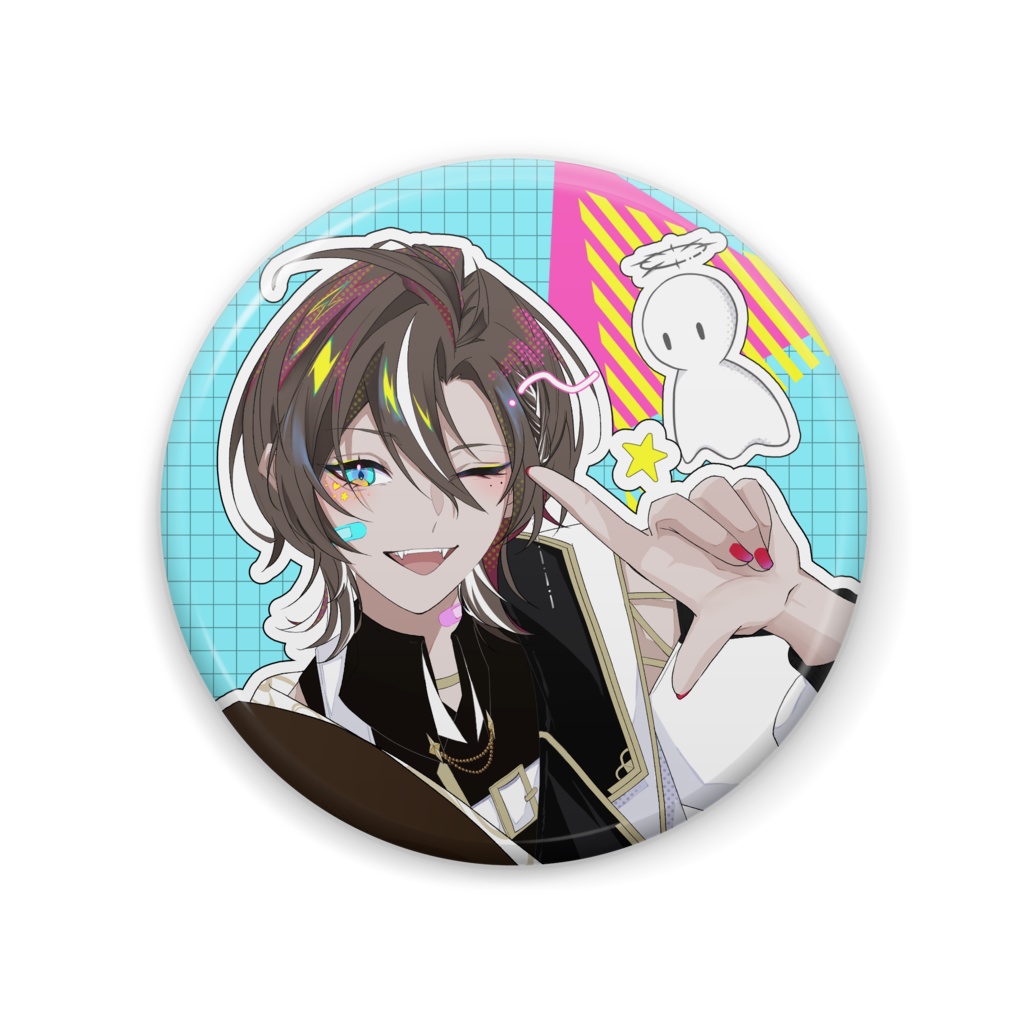 てる公1周年記念「コッ☆」缶バッジ