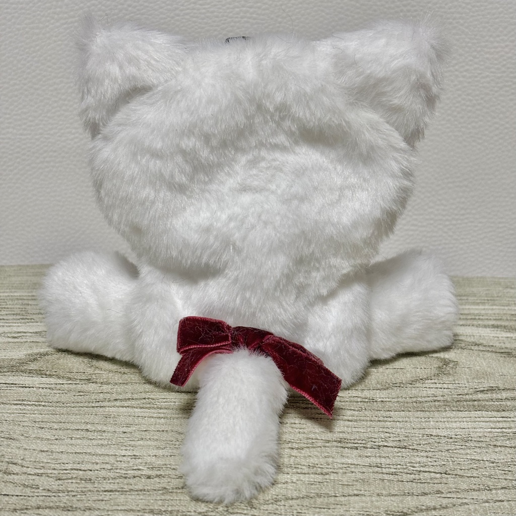 ♡おすわりぬい服♡10cm/ぱぺっとサイズ レッド ねこ