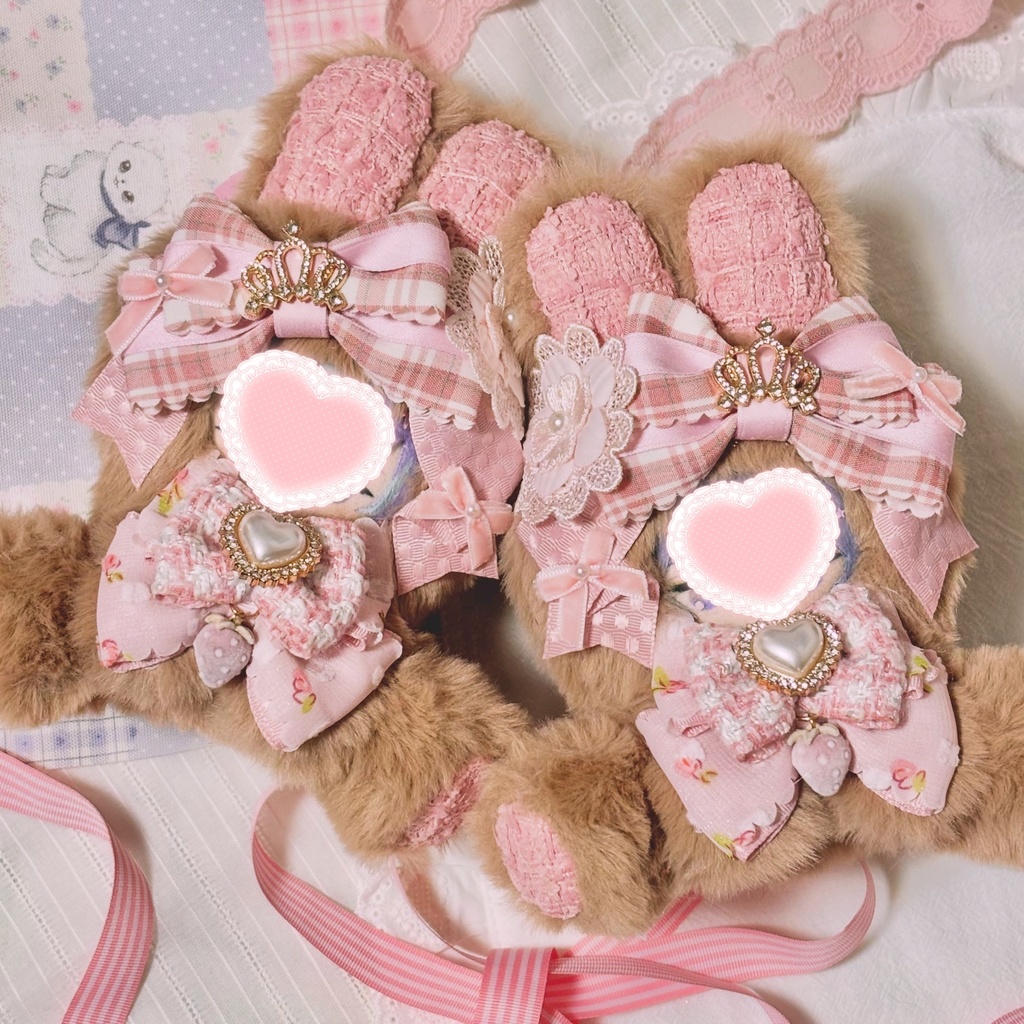 ♡おすわりぬい服♡10cm/ぱぺっとサイズ さくらミルクティー 2種