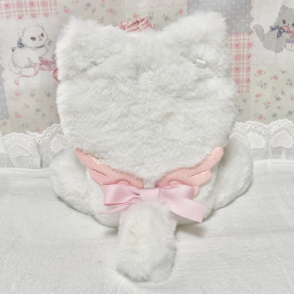 ♡おすわりぬい服♡10cm/ぱぺっとサイズ ハート抱っこ ピンク ブルー