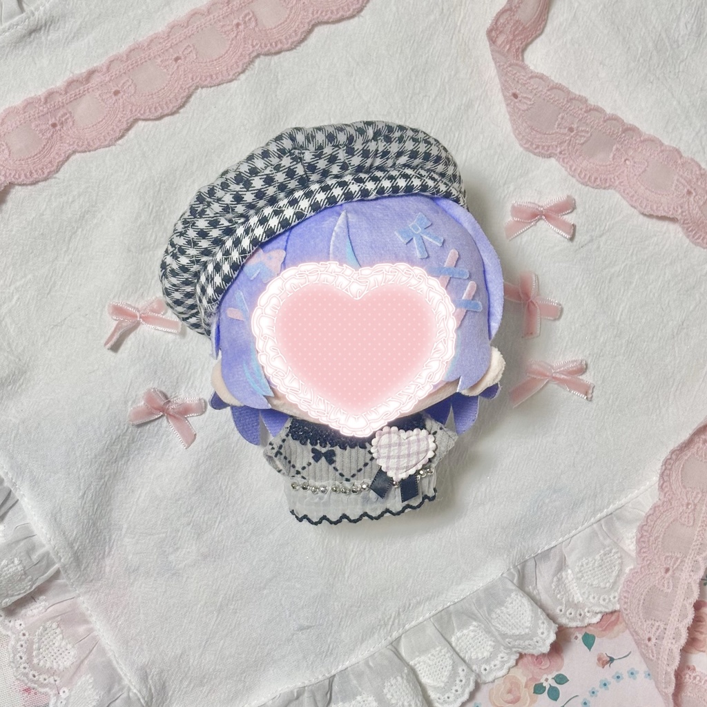 ♡ぬい服♡10cm/まるっとサイズ レッド ブルー パープル イエロー 4色