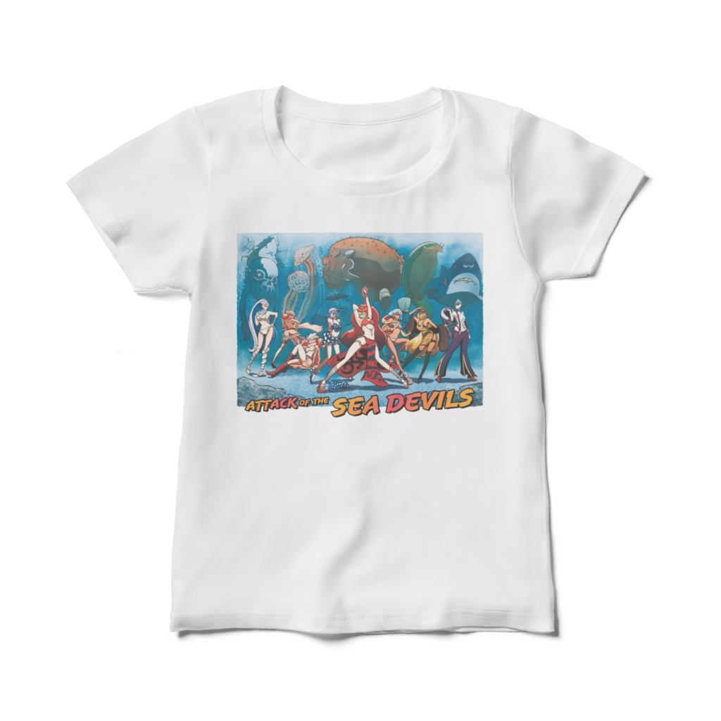 Attack of the SEA DEVILS T-shirt (Women’s size)