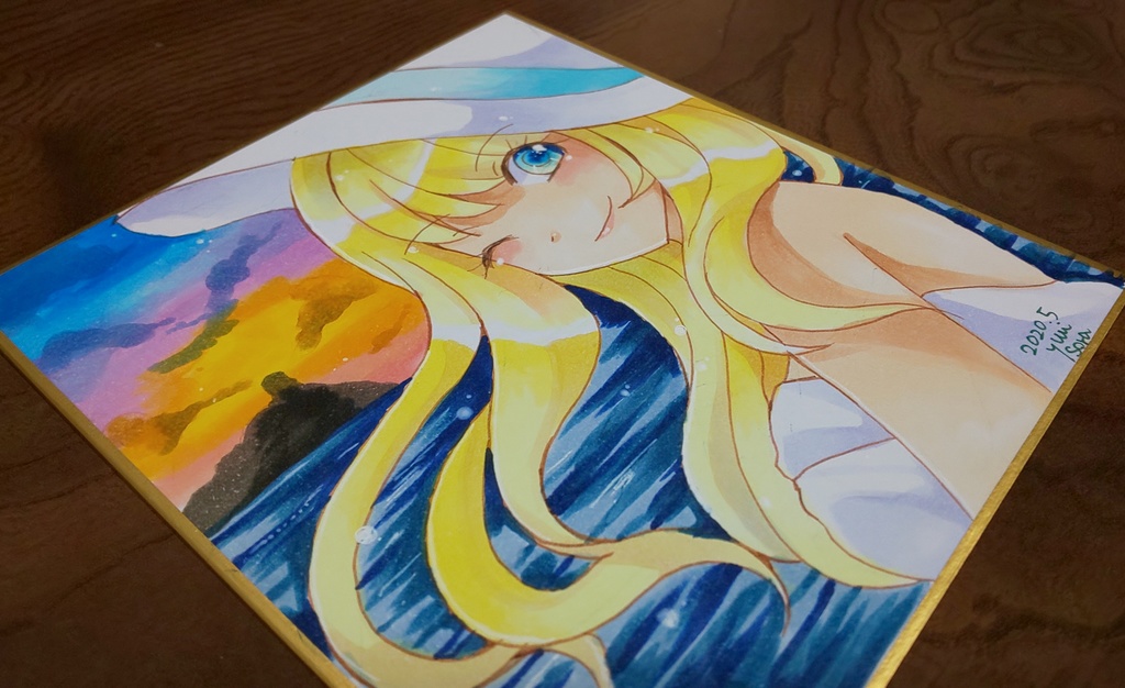 コピック原画 夏の予感