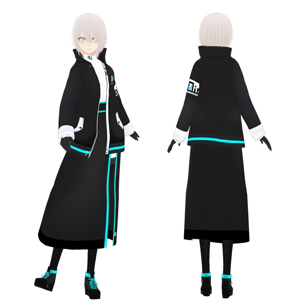 【テクスチャ】FD3のちょっと近未来風の服【Vroid正式版対応】