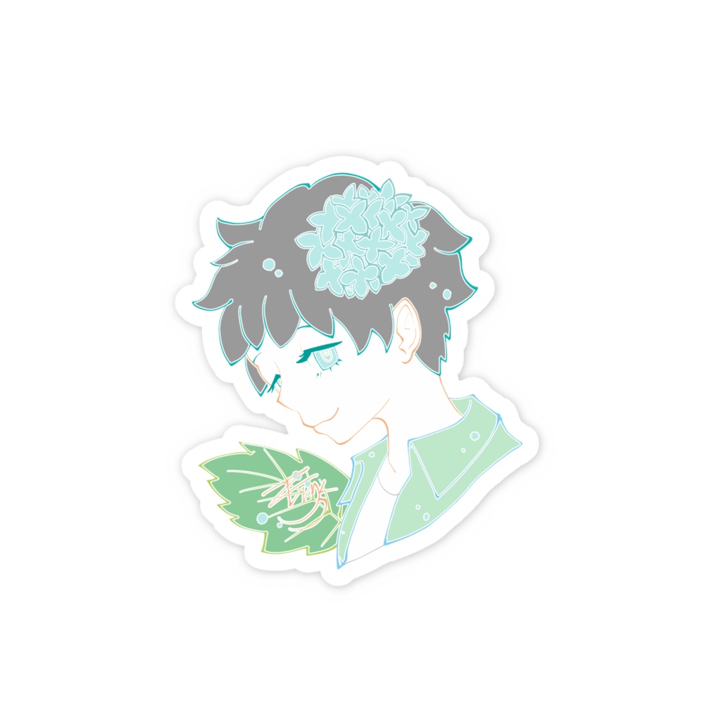 雨あがり ステッカー