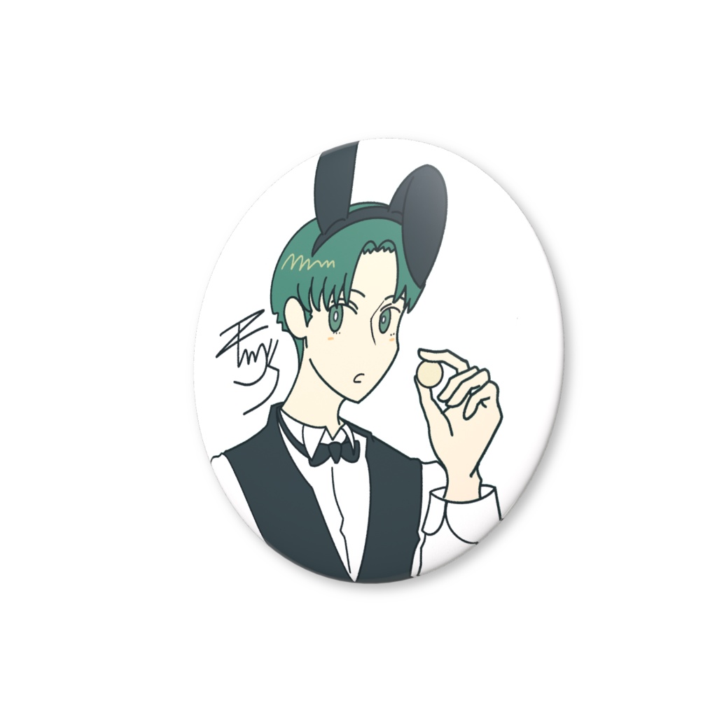 バニー 缶バッジ