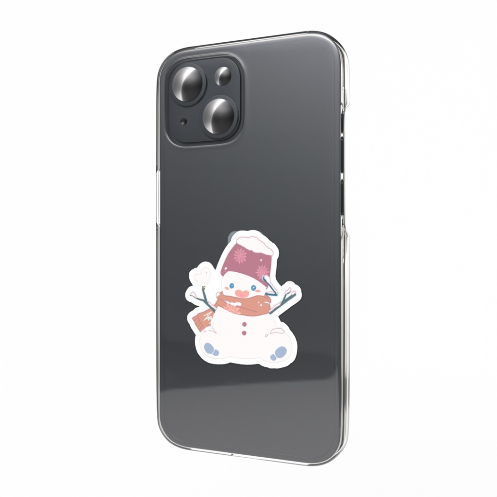 雪だるま ステッカー