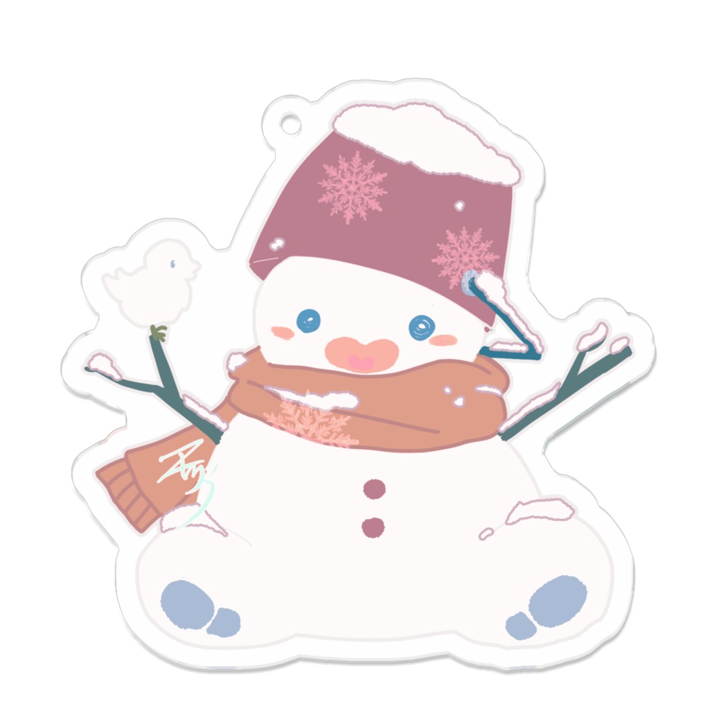 雪だるま キーホルダー