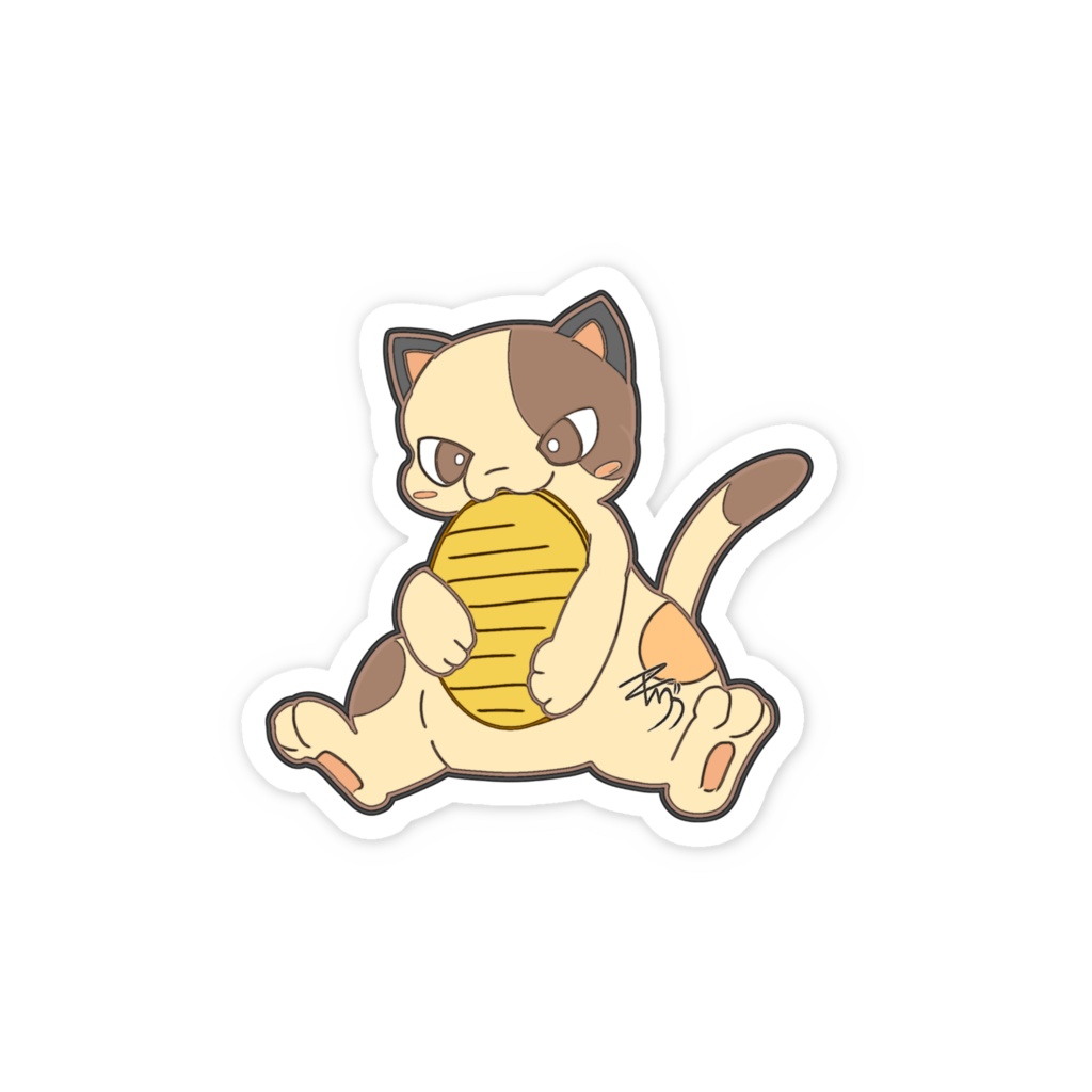 ねこにこばん ステッカー