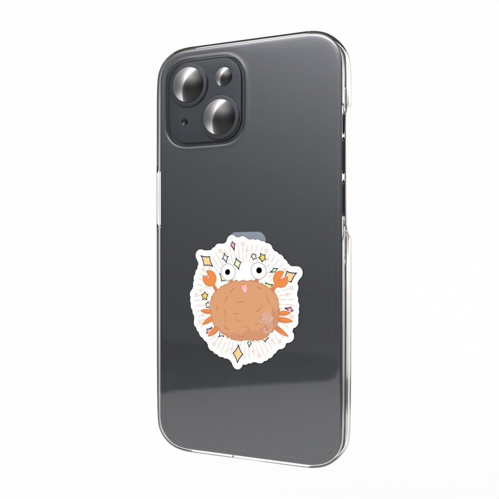 カニクリーム元気コロッケ ステッカー