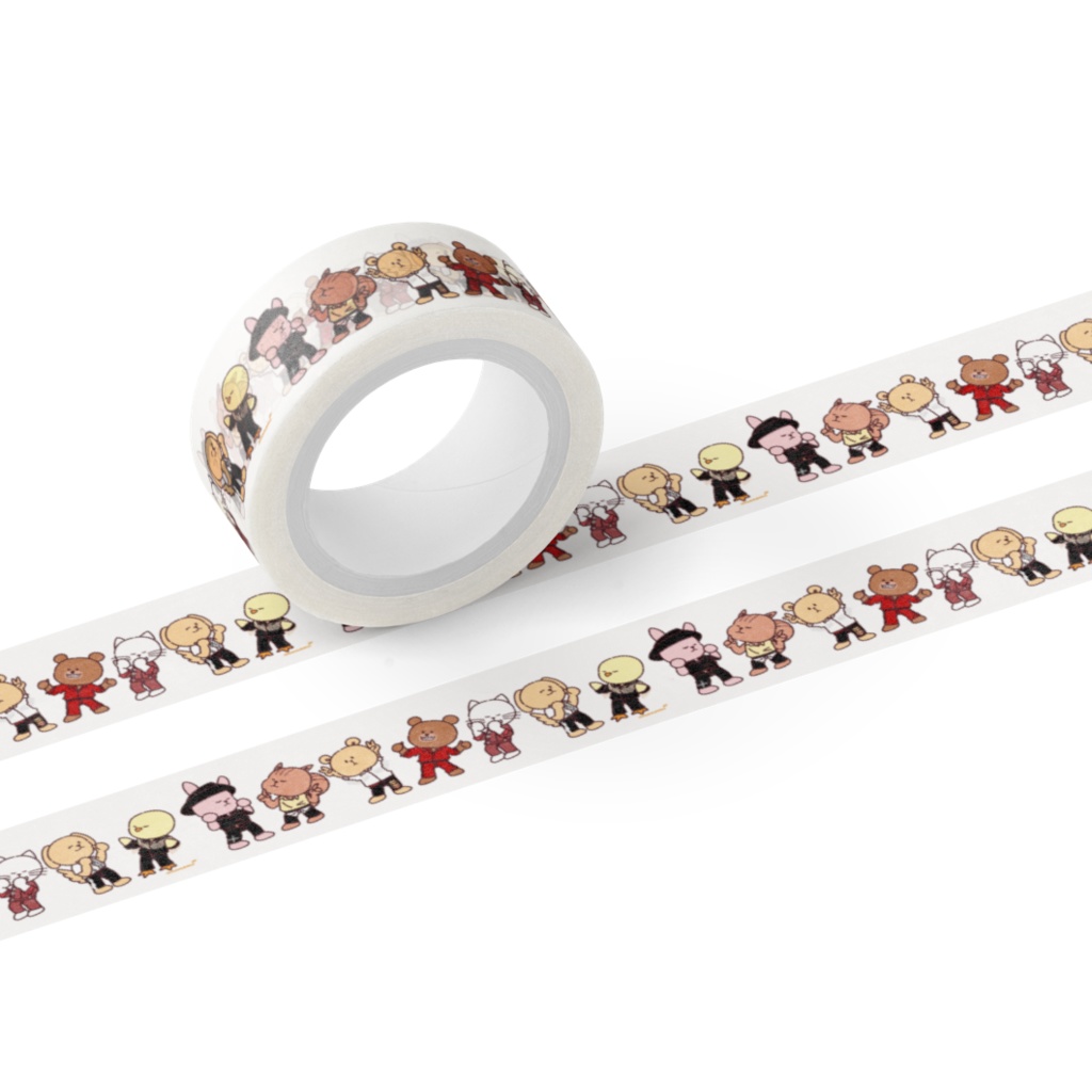 Seven Animals マスキングテープ DANANA