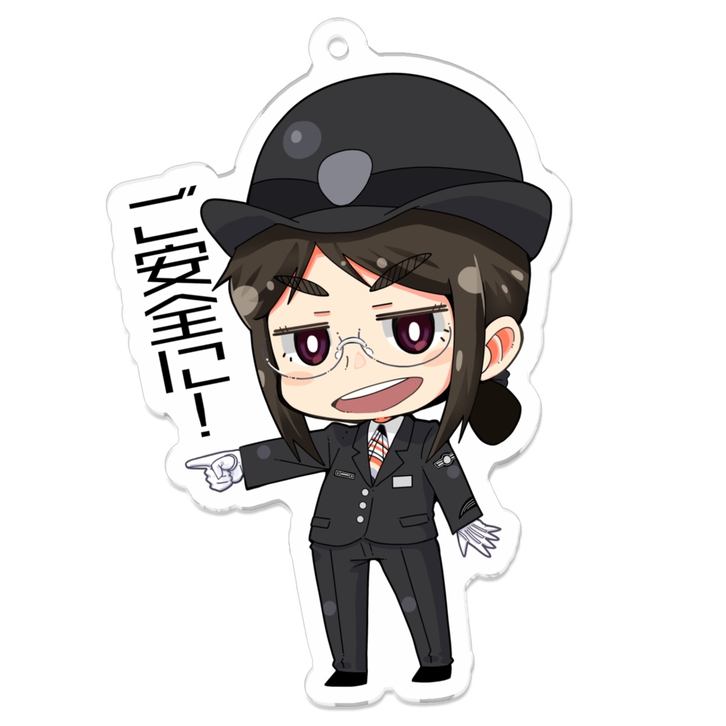 三鷹さんアクキー(コーティング付き)