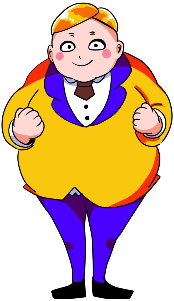 ムチムチボーイ【無料版あり】NPC素材あり_ぽっちゃり_デブ_お金持ち_男