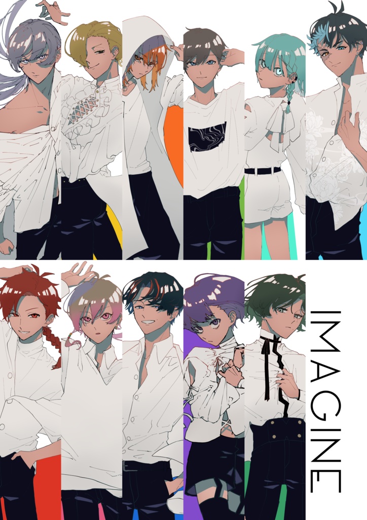 【IMAGINE】白シャツクリアファイル