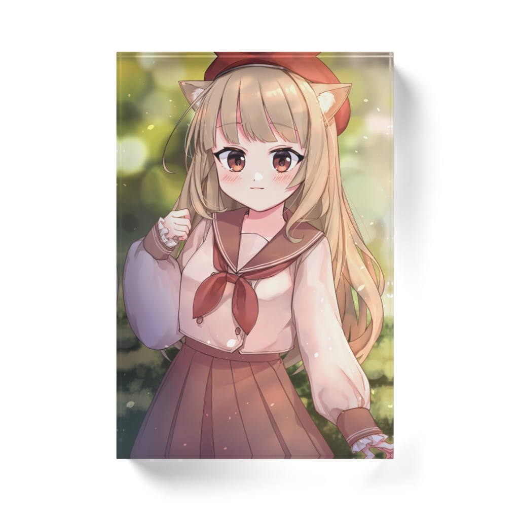 ねこみみちゃんアクリルブロック