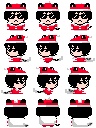 ピクスクアバター葬ニャン(サンタ服)