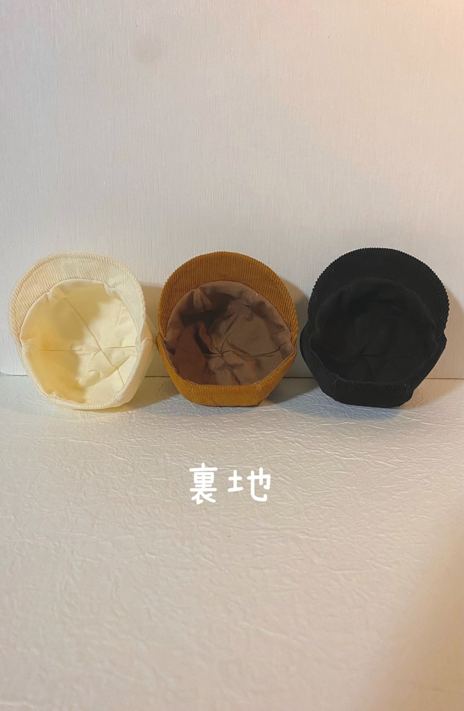 コーデュロイ猫耳キャスケット