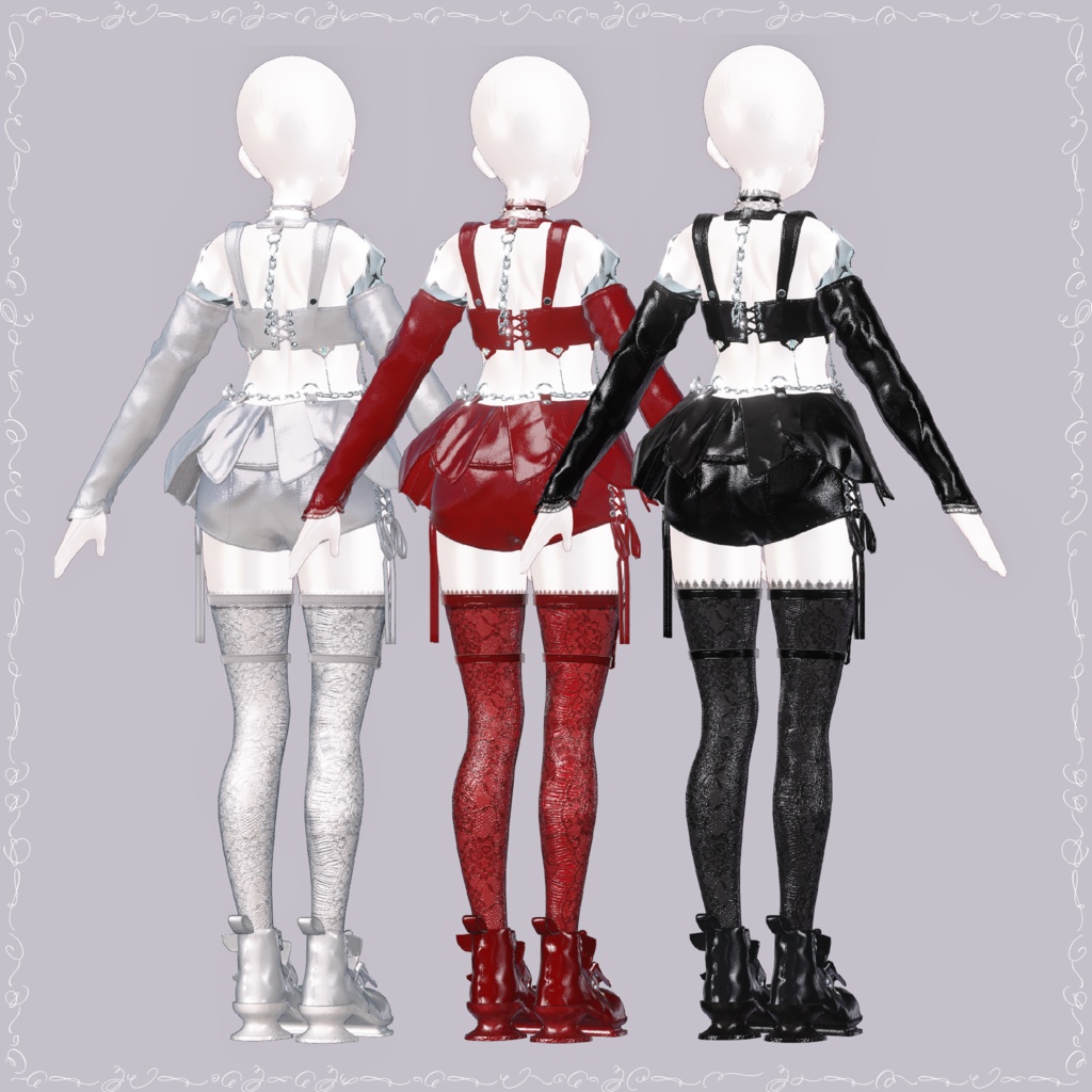 【♣️⚜️5アバター対応⚜️♣️】黒曜のリリス