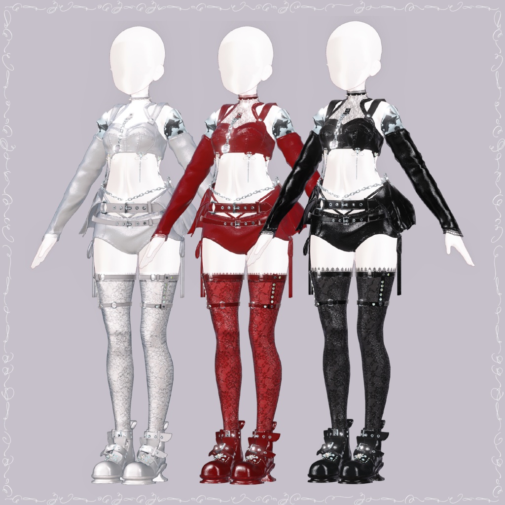 【♣️⚜️5アバター対応⚜️♣️】黒曜のリリス