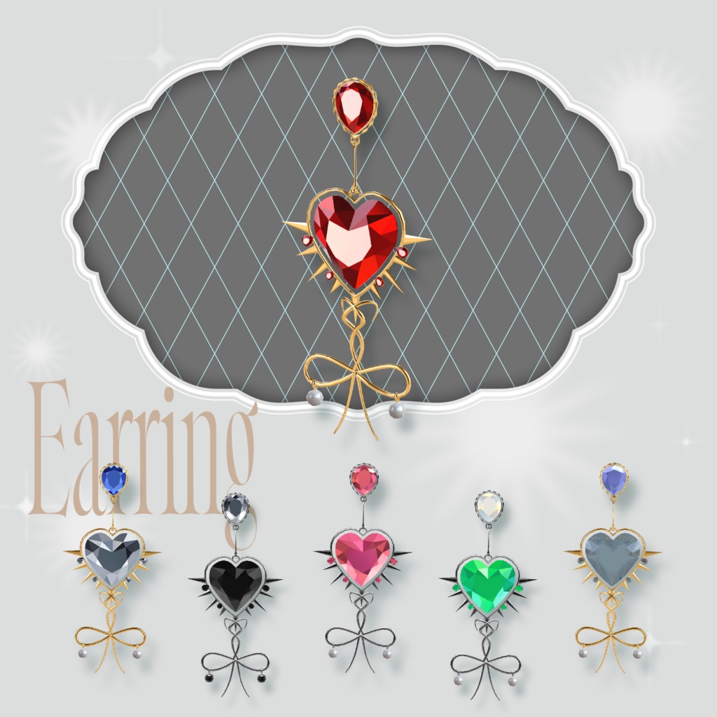 ❤️🔥装飾遺構02 -チョーカーとピアス-