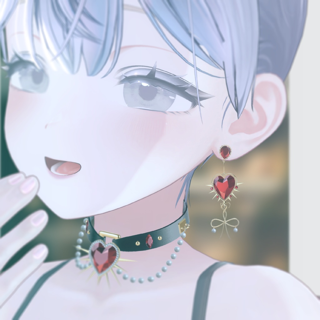 ❤️🔥装飾遺構02 -チョーカーとピアス-