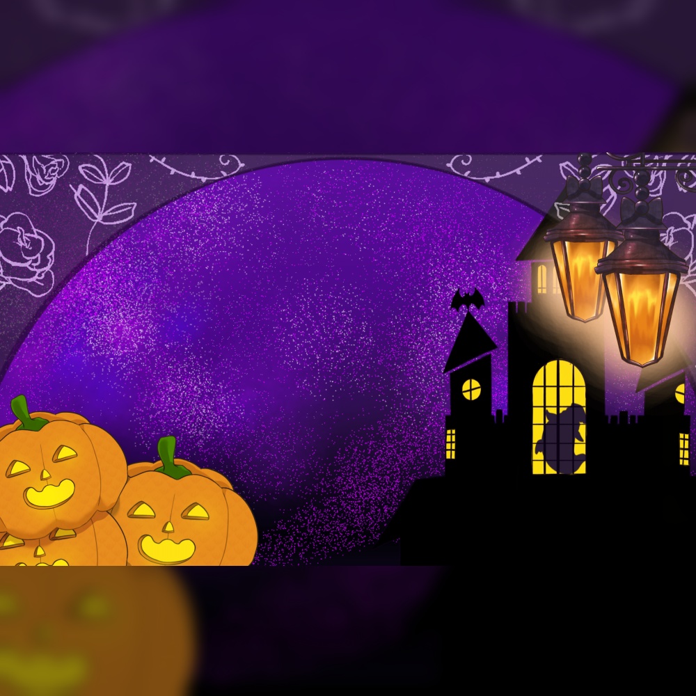 【動く配信素材】ハロウィンな動く背景【Vtuber】