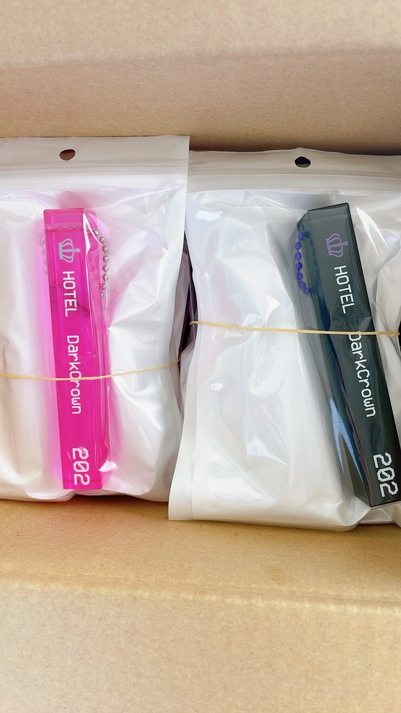 【DC】DarkCrownアクリルホテルルームキー