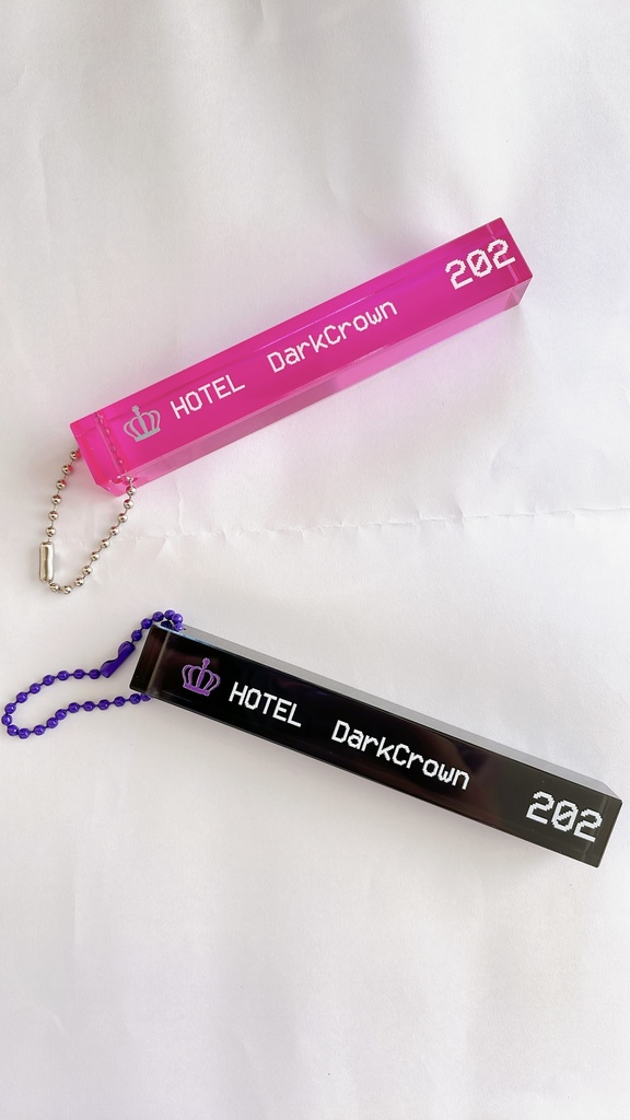 【DC】DarkCrownアクリルホテルルームキー