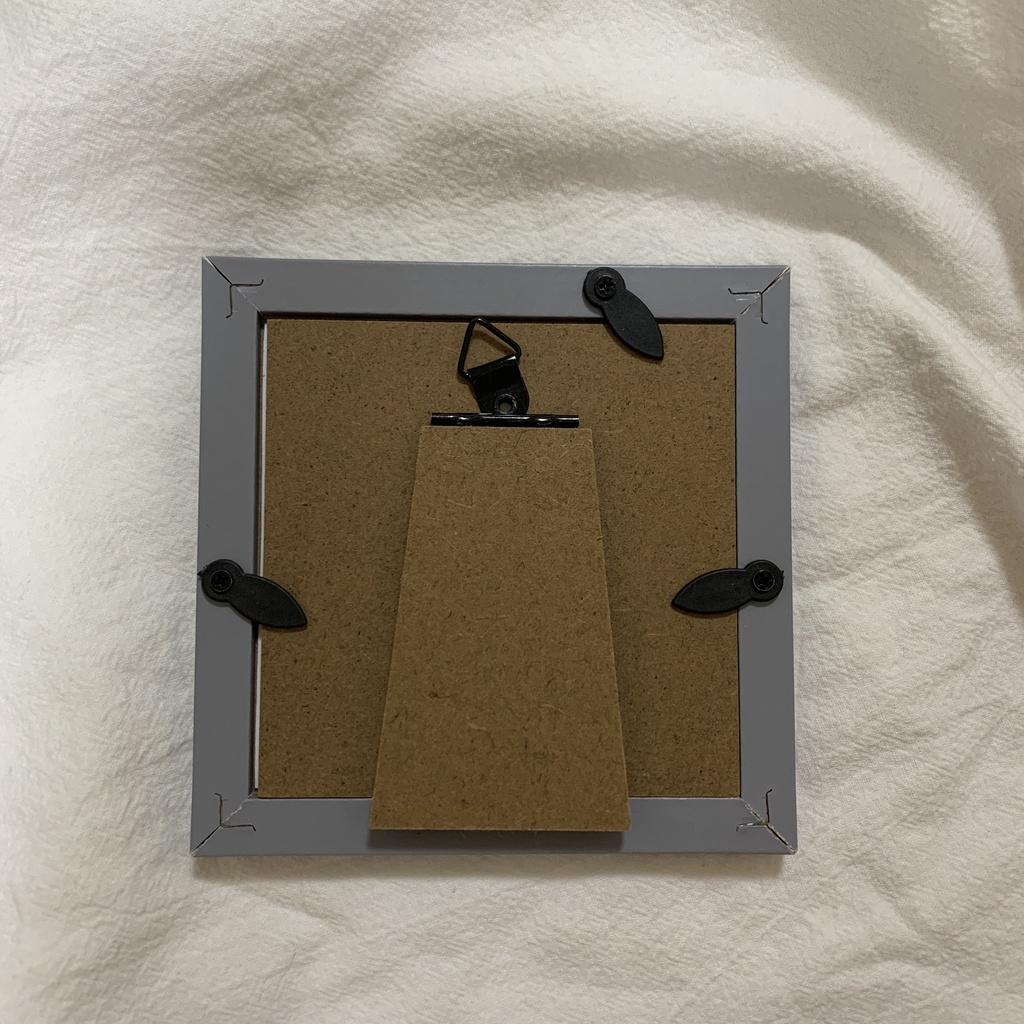 白犬さんと雪だるま ミニ原画