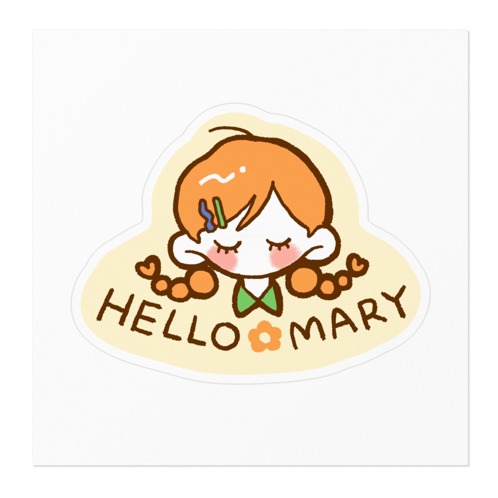HELLO🌼MARY ダイカットステッカー