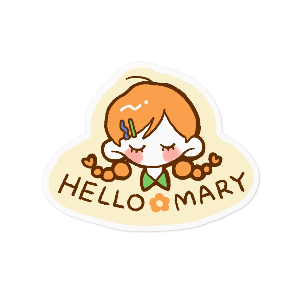 HELLO🌼MARY ダイカットステッカー