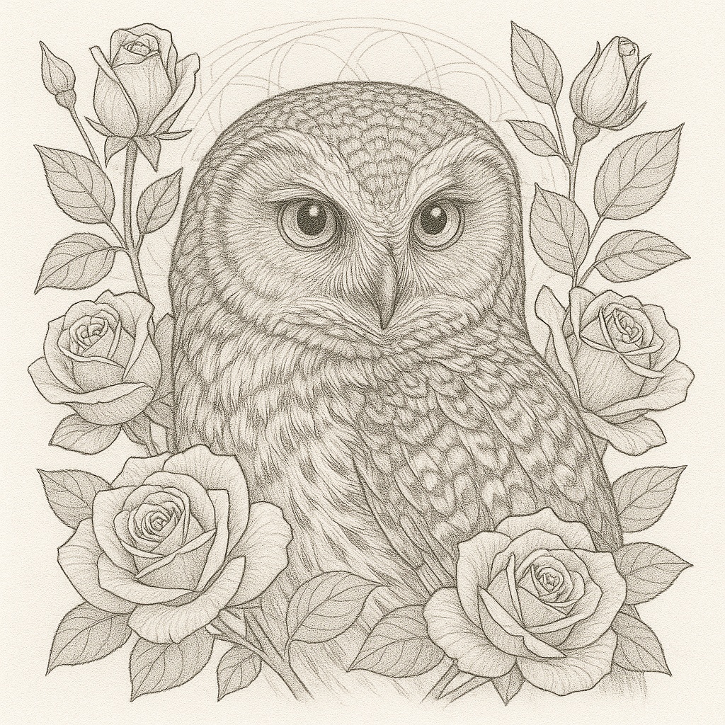 大人の塗り絵セット|花と動物の癒しの線画イラスト10枚