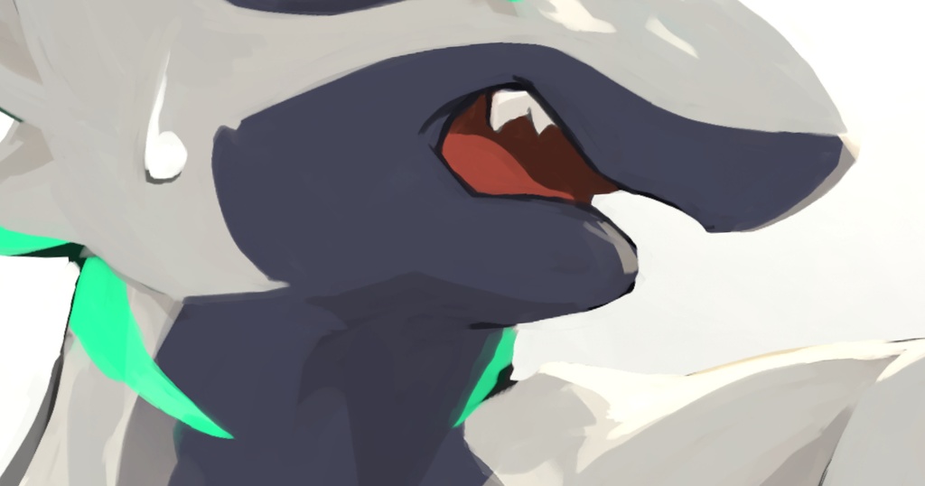 お似合いの尻尾