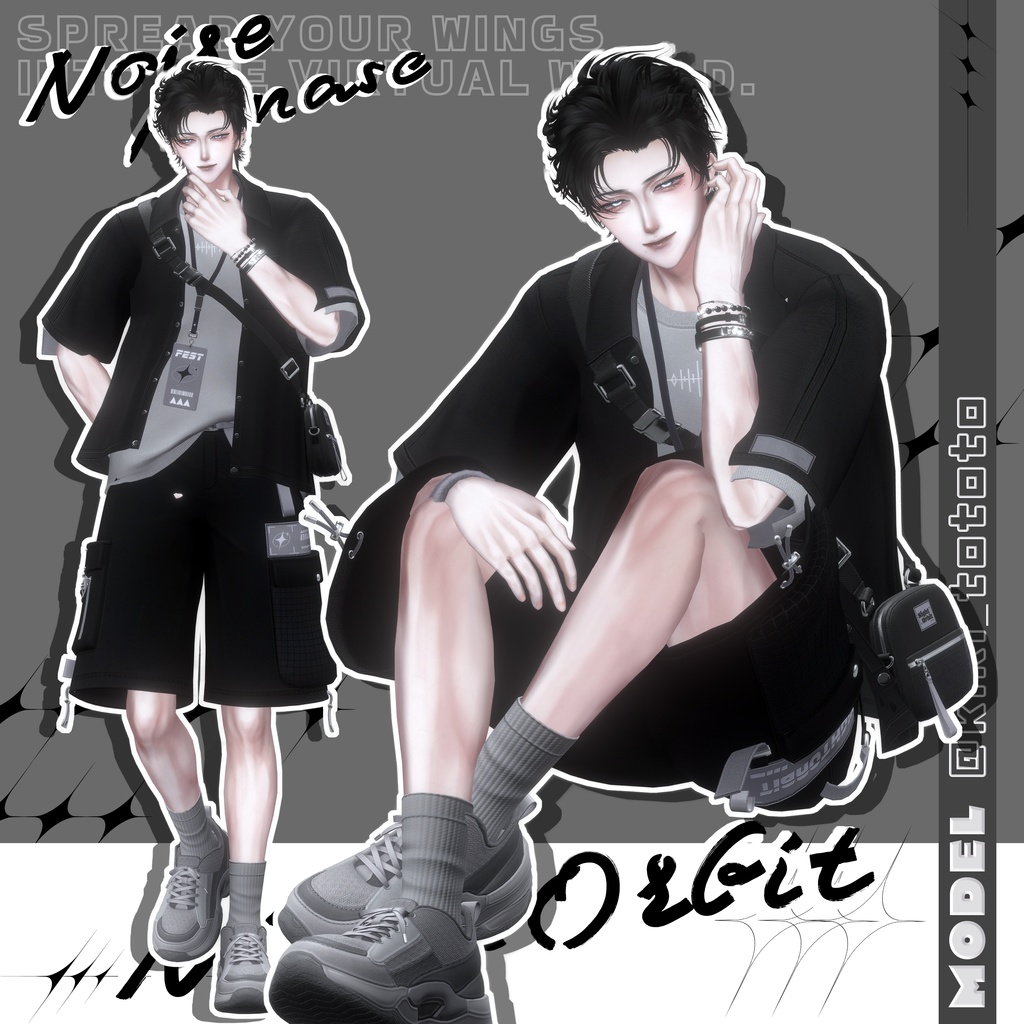 Noise【VRChat向け衣装モデル】