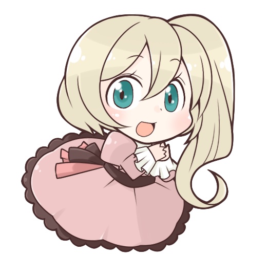 【マギアレコード】バレンタインカラーおりこ4㎝アクスタ【ボールチェーン付】